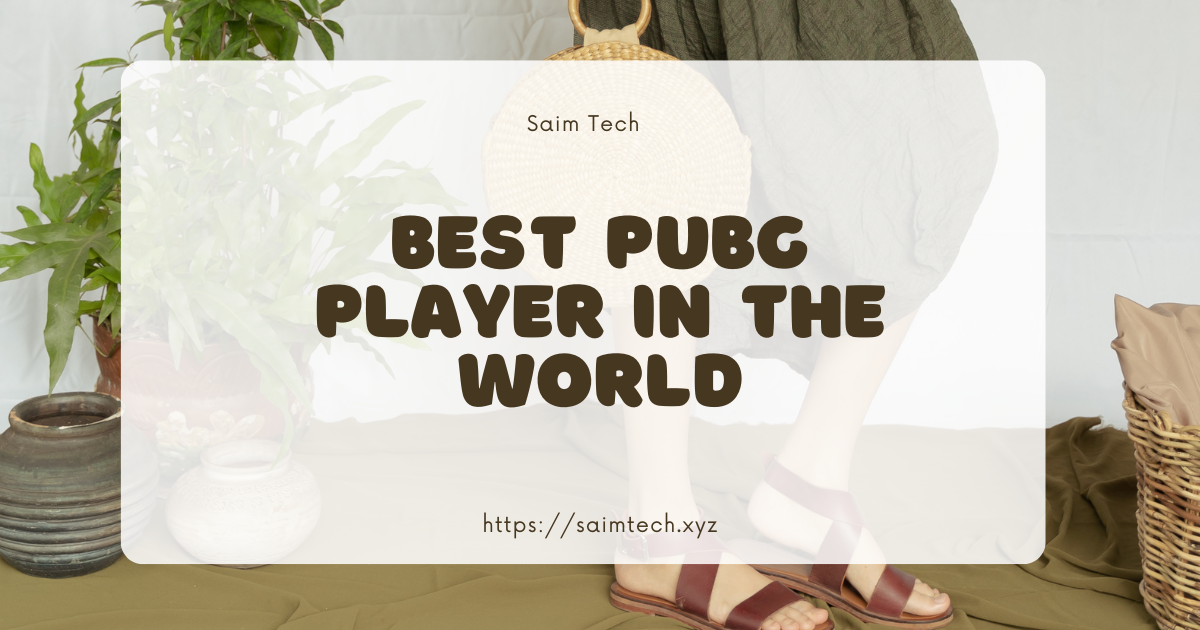 Best pubg player in the world