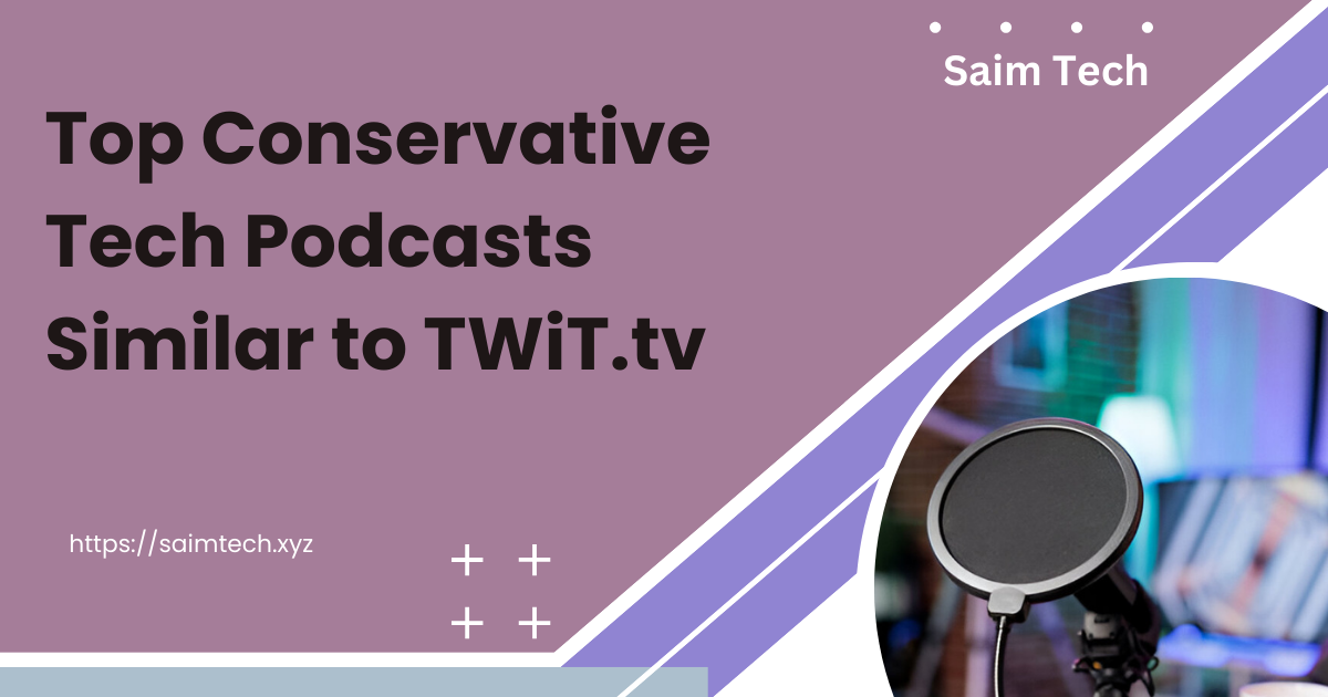 tech podcasts like twit.tv but conservative